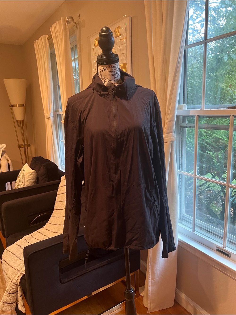 lululemon athletica Black Lightweight Utility Jacket with Hood